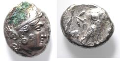 Ancient Coins - Possibly unpublished: Eastern Imitation of Athens. Fourth century BC. AR tetradrachm (23mm, 17.08g).