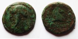 Ancient Coins - Parthia. Mithradates II, 123-88 BC. AE 17