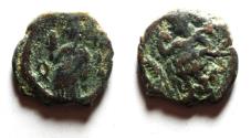 Ancient Coins - NABATAEA. Aretas IV, with Shaqilat. 9 BC- AD 40. AE 16