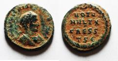 Ancient Coins - ORIGINAL DESERT PATINA: CRISPUS AE FOLLIS
