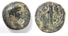 Ancient Coins - Decapolis. Nysa-Scythopolis. Claudius. AD 41-54. Æ (20mm, 9.27 gm). Dated CY 115 (AD 51/2).