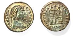 Ancient Coins - CONSTANTINE I AE FOLLIS. CAMP GATE