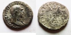Ancient Coins - Trajan. AD 98-117. AR Denarius . Rome mint. Group 9, circa AD 103-107.
