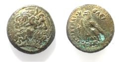 Ancient Coins - PTOLEMAIC KINGS of EGYPT. Ptolemy III Euergetes. 246-222 BC. AE DIOBOL. Alexandreia mint.