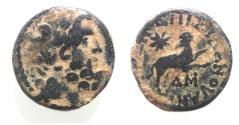 Ancient Coins - Seleucis and Pieria. Antioch Æ 20 . Star of Bethlehem depicted. 1st Century AD