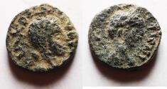 Ancient Coins - Decapolis. Philadelphia. ELAGABALUS AE 16