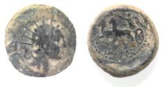 Ancient Coins - SELEUKID KINGDOM. ANTIOCHUS IV AE 19. AKE MINT