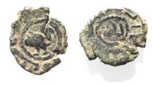 World Coins - ISLAMIC. UMMAYYED. AE FALS TIBERIAS MINT. EAGLE?