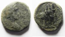 Ancient Coins - JUDAEA. AELIA CAPITOLINA. ANTONINUS PIUS. PARTIALLY CLEANED. AE 23
