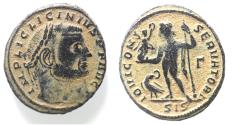 Ancient Coins - LICINIUS I AE FOLLIS. AS FOUND