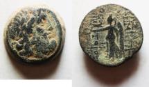Ancient Coins - SELEUKID KINGS . Demetrios II Nikator. First reign, 146/5-139 BC. AE 17