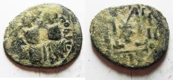 World Coins - ISLAMIC, Umayyad Caliphate. Uncertain period (pre-reform). AH 41-77 / AD 661-697. Æ Fals