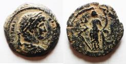 Ancient Coins - Egypt. Alexandria . Hadrian (AD 117-138). Æ Diobol With Tyche