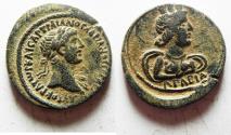 Ancient Coins - STUNNING COIN: ARABIA, Bostra. Hadrian. AD 117-138. Æ 22