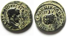 Ancient Coins - Macedonia , Thessalonica , Philip I Æ 25 