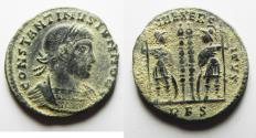 Ancient Coins - CONSTANTINE II AE FOLLIS. AS FOUND