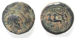 Ancient Coins - SELEUKID KINGDOM. ANTIOCHUS IV AE 19. AKE MINT