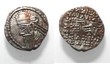 Ancient Coins - KINGS OF PARTHIA. Parthian Kingdom. SILVER DRACHM .