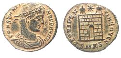 Ancient Coins - CONSTANTINE I AE FOLLIS. CAMP GATE