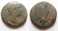 Ancient Coins - HADRIAN AE sestertius.