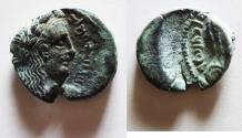 Ancient Coins - Nabataean Kingdom. Malichus II (AD 40-70). AR drachm (15mm, 3.49g).