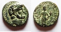 Ancient Coins - PHOENICIA, Dora. Pseudo-autonomous issue. temp. Nero, AD 54-68. Æ 22