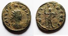 Ancient Coins - ORIGINAL DESERT PATINA: GALLIENUS BILLON ANTONINIANUS
