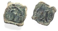 Ancient Coins - Judaea. Herod the Great 37 - 4 BC. AE Lepton. EAGLE