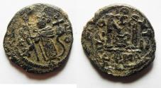 World Coins - ARAB-BYZANTINE AE FALS. DAMASCUS MINT