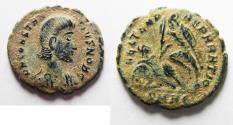 Ancient Coins - AS FOUND. CONSTANTIUS GALLUS AE 3 