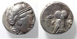 Ancient Coins - Eastern Imitation of Athens. Fourth century BC. AR tetradrachm (22mm, 16.66g).