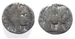 Ancient Coins - Arabia. Nabataean Kings. Aretas IV (9 BC-AD 40). AR sela (16mm, 3.43g). Petra mint. Struck in regnal year 42 (AD 33/4).