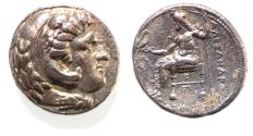 Ancient Coins - Macedonian Kings. Alexander III the Great (336-323 BC). AR tetradrachm (25mm, 17.01g).  Susa mint. Posthumous issue struck c. 316-311 BC.