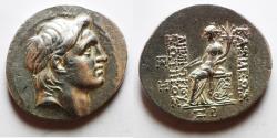 Ancient Coins - Seleukid Kings. Demetrios I Soter (162-150 BC). AR tetradrachm (31mm, 16.74g). Antioch on the Orontes mint. Struck in SE 160 (153/2 BC).