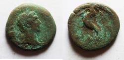 Ancient Coins - EGYPT. ALEXANDRIA. ANTONINUS PIUS? AE OBOL