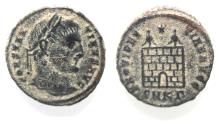 Ancient Coins - BEAUTIFUL CONSTANTINE I AE FOLLIS. CAMP GATE