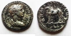 Ancient Coins - ARABIA, Bostra. Trajan. AD 98-117. AR Drachm . Camel