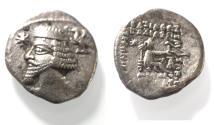 Ancient Coins - KINGS OF PARTHIA. Parthian Kingdom. SILVER DRACHM .