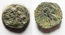 Ancient Coins - Ptolemaic Kingdom. Ptolemy VIII Euergetes II (Physcon). Second reign, 145-116 B.C. Æ. Cyrene.