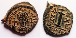 Ancient Coins - Justinian I. 527-565. Æ Decanummium