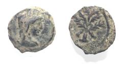 Ancient Coins - PHOENICIA. IMITATION?  . AE 14. TYRE MINT. AS FOUND. TYCHE