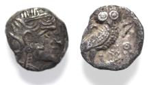 Ancient Coins - Arabia Felix. Saba’. Mid-fourth-second century BC. AR unit (16mm, 4.09g).