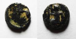 Ancient Coins - Cilicia or Babylonia. Uncertain mint. AR obol (8mm, 0.44g). Struck late fourth century BC.