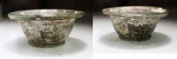 Ancient Coins - ANCIENT ROMAN GLASS BOWL. 200 - 300 A.D