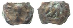 Ancient Coins - Arabia Felix. Hadhramawt. First century BC-first century AD. Cast AE 24.  Shaqar mint.