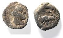 Ancient Coins - NABATAEA. Time of Aretas IV. 9 BC- AD 40. Lead coin