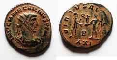 Ancient Coins - BEAUTIFUL ORIGINAL PATINA: CARINUS AE ANTONINIANUS
