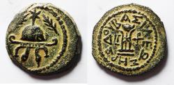 Ancient Coins - NICE COIN: 	Judaea, Herod the Great, 37 - 4 B.C. AE 8 prutah