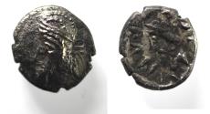 Ancient Coins - Kings of Persis. 2nd century BC. AR Obol