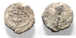 Ancient Coins - Byzantine. 6th-7th centuries. Lead seal impression (18mm, 4.81g).